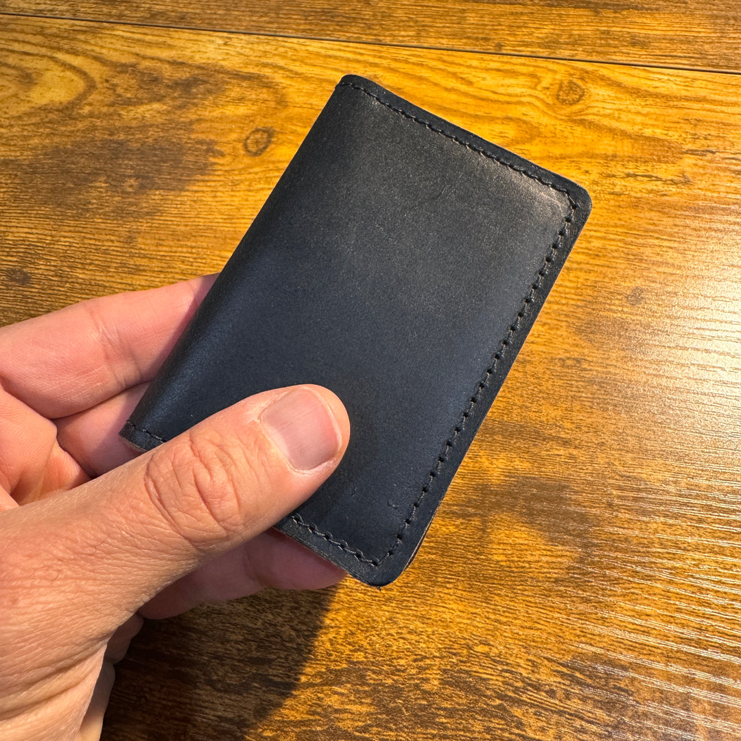 CHALLENGER×POTER LETHER CARD WALLET CardWalletLtdMidnightBlue_gran